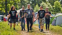 Metalfest - svátek příznivců metalu v amfiteátru v Plzni na Lochotíně.