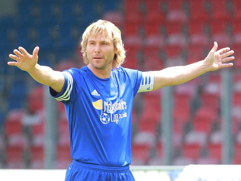 Pavel Nedvěd na McDonald's Cup v Plzni