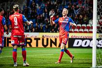 Z utkání 11. kola FORTUNA:LIGY Viktoria Plzeň - Mladá Boleslav 2:0 (8. 10. 2022).