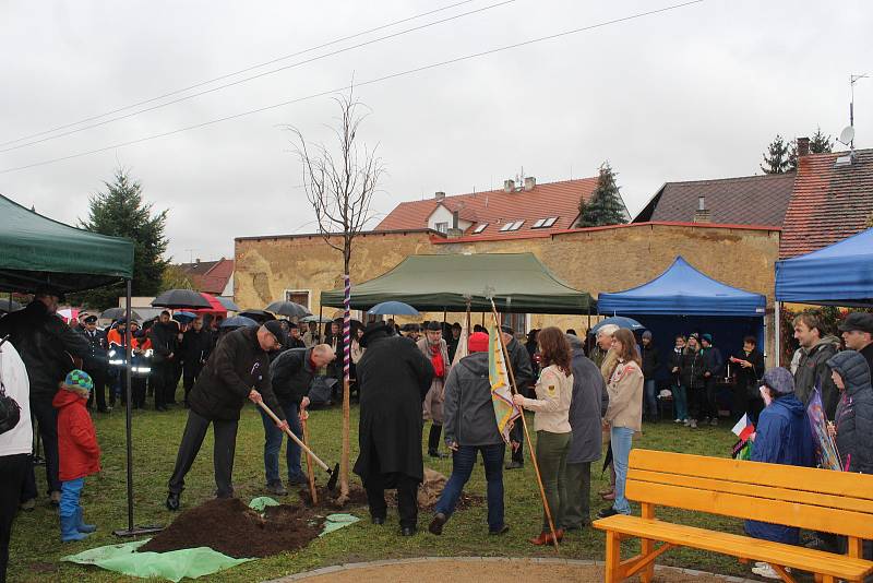 Strom svobody, kterým je lípa srdčitá, pomohl v Přešticích zasadit starosta města Karel Naxera. Na oslavy dorazili i obyvatelé německého partnerského města Nittenau.