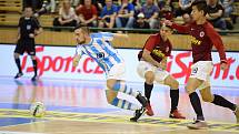 Třetí zápas semifinále play off VARTA futsal ligy mezi Interobalem Plzeň a AC Sparta Praha.