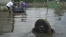 Povodně 2002 v Plzni.