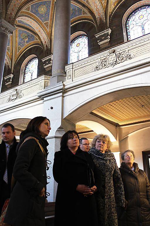 Ivana Zemanová ve Velké synagoze