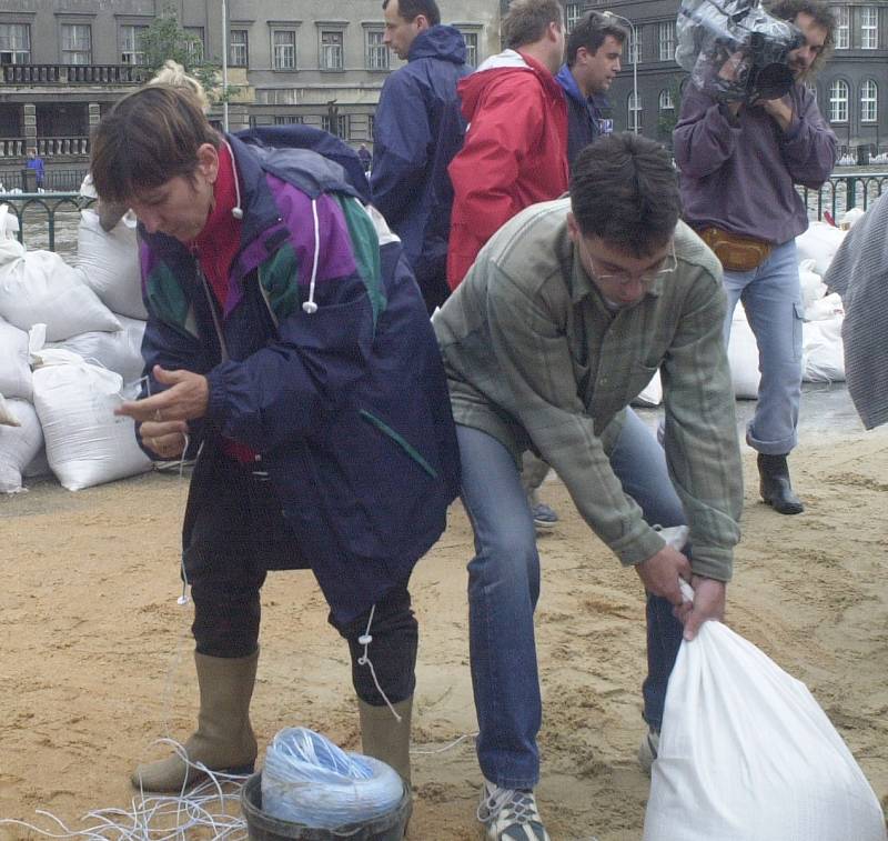 Povodně 2002 v Plzni.