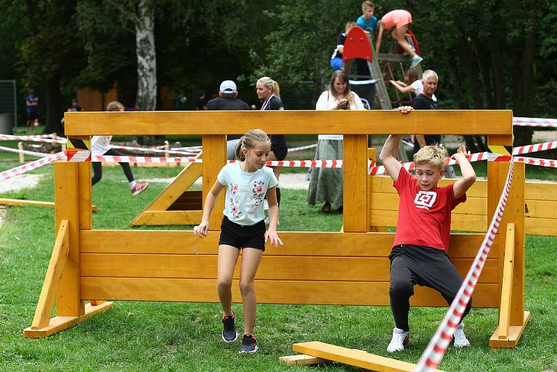 Letní festival sportu Sportmánie Plzeň 2019 - v areálu za OC Plaza si mohou malí i velcí vyzkoušet zdarma nejrůznější druhy sportovních aktivit.