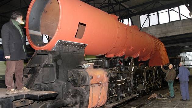 Parní lokomotiva Šlechtična má opravený kotel. Na koleje by se měla vrátit v květnu