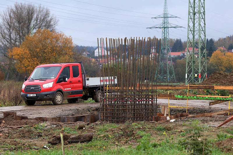 Skvrňany pohled na část Radčice