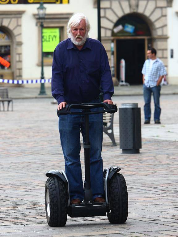 Nabídce vyzkoušet na vlastní kůži vozítka Segway ve čtvrtek Plzeňané neodolali