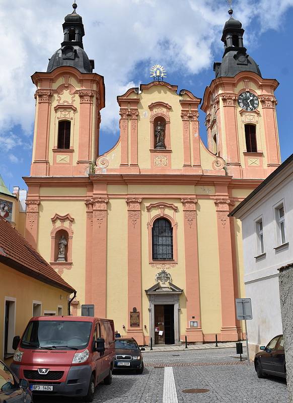 Kostel sv. Jana Nepomuckého v Nepomuku.