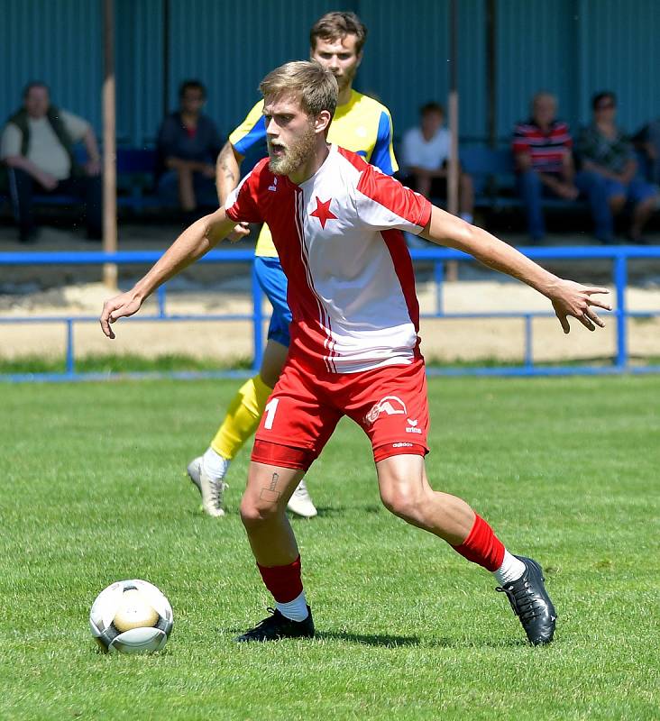 První výhru v rámci letní přípravy si připsali na účet fotbalisté karlovarské Slavie, když porazili Teplice B 2:0.