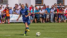 FC Viktoria Plzeň (bílí) - ŠK Slovan Bratislava 3:1.