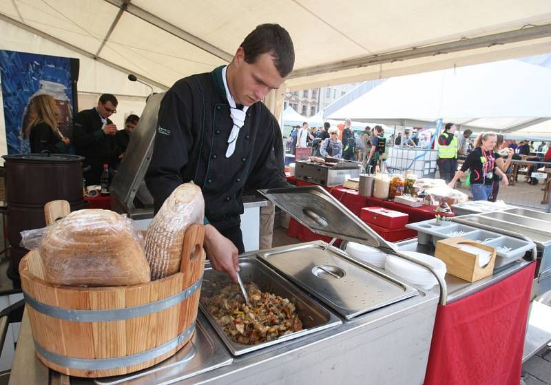 Soutěž Machři roku na náměstí Republiky v Plzni