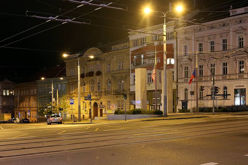 Plzeň, Klatovská třída, U Práce, památník Díky Ameriko