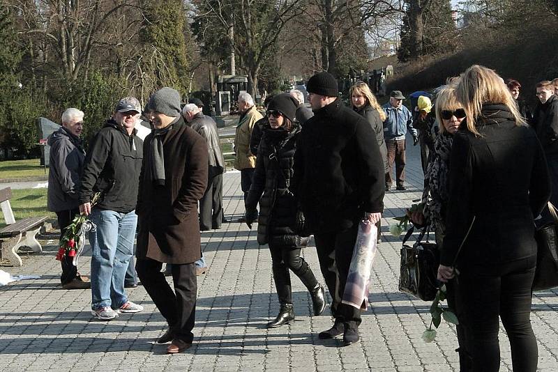 Rozloučení s plzeňským hokejovým patriotem Václavem Strakou