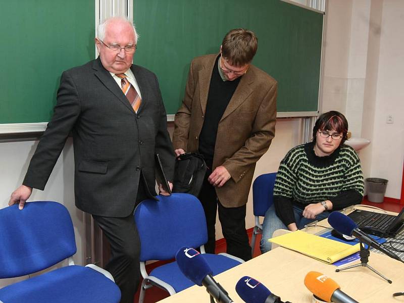 Tisková konference vedení Západočeské univerzity