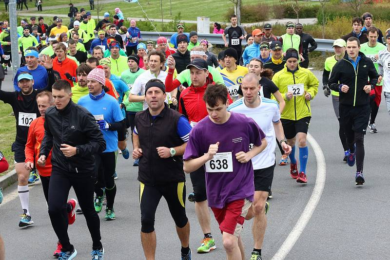 Účastníky Krajského Půlmaratonu Plzeňského kraje neodradilo ani chladné a deštivé počasí