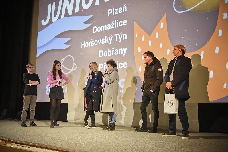 Juniorfest v roce 2019. Zlatou rafičku tehdy převzali Zdeněk Svěrák a Ondřej Vetchý.