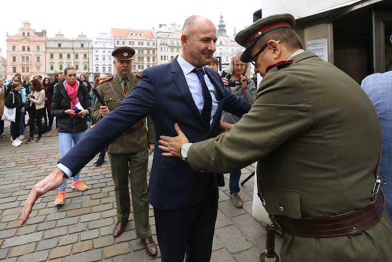 projekt Totalita multimediální průvodce ČR 1948 - 1989 náměstí Republiky