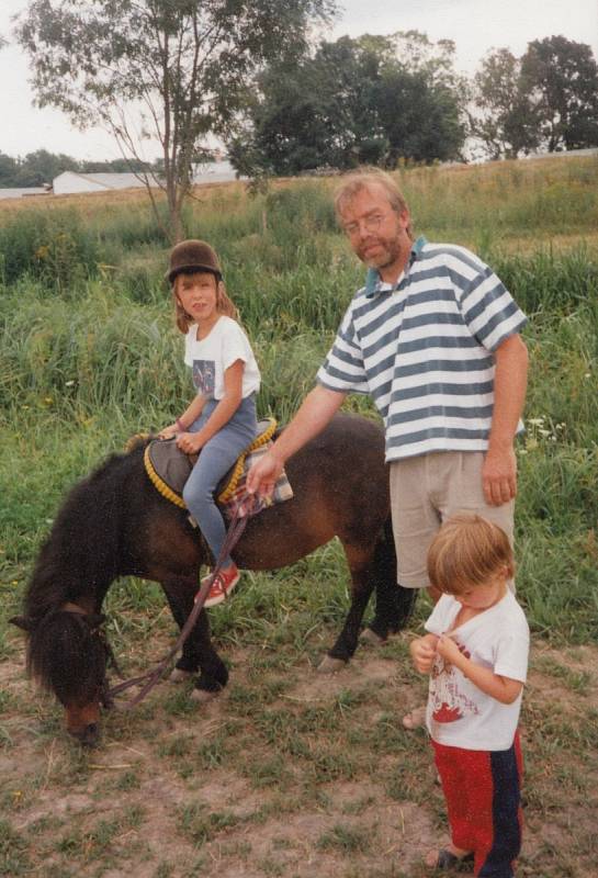 S dcerami na dovolené roku 1999