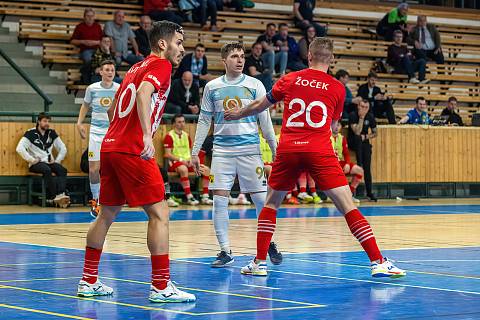 3. zápas čtvrtfinále play-off: Interobal Plzeň - FTZS Liberec 9:0, 26. března 2024.