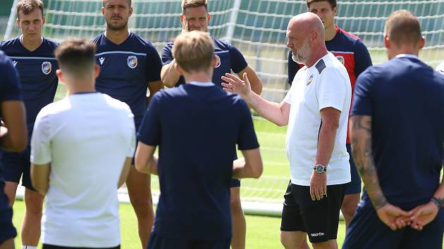 Příprava fotbalistů FC Viktoria Plzeň.