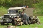 Vojska U. S. Army a Wehrmachtu v sobotu bojovala o přívoz v severoplzeňských Nadrybech
