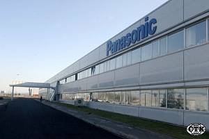 Hlavní budova výrobního závodu Panasonic AVC Networks Czech v Plzni, největší výrobce televizorů v Česku.