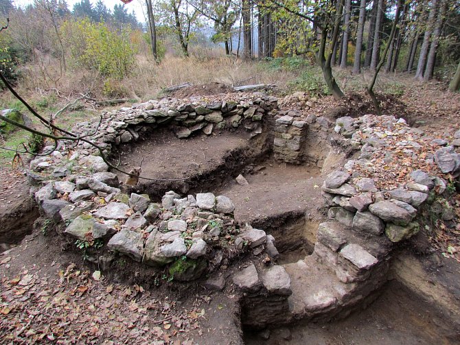 Archeologický výzkum šibenice v Přimdě v roce 2014.