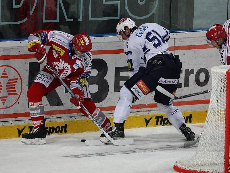 Hokej Plzeň vs. Třinec 3:4 po samostatných nájezdech