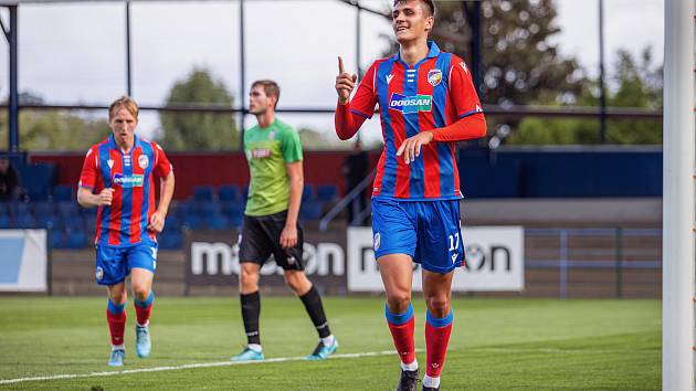 FC Viktoria Plzeň B (červenomodří), archivní snímek.