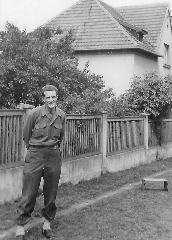 Paul Forry v Plzni v roce 1945.