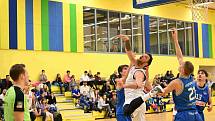 Basketbalisté v utkání s rezervou USK Praha.