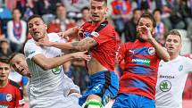 Fotbalisté Viktorie Plzeň doma remizovali  v utkání 28. kola první ligy  s Mladou Boleslaví 3:3.