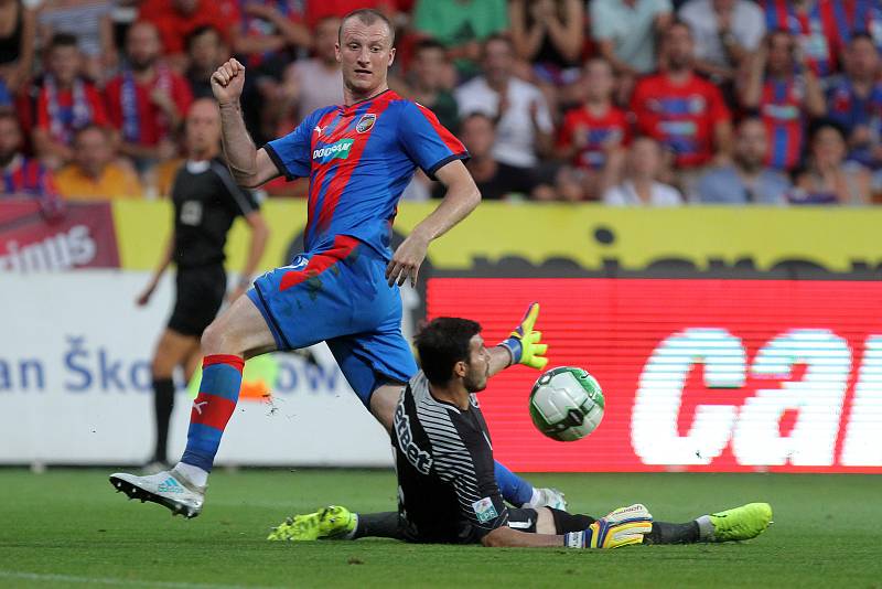 Utkání třetího předkola Ligy mistrů mezi Viktorií Plzeň a FC Sport Bukurešť skončilo 1:4.