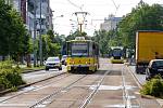 Výluka na tramvajové lince číslo 2 v úseku od nám. Generála Píky po Světovar začne 1. června a skončit má na konci letních prázdnin.