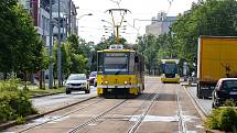 Výluka na tramvajové lince číslo 2 v úseku od nám. Generála Píky po Světovar začne 1. června a skončit má na konci letních prázdnin.