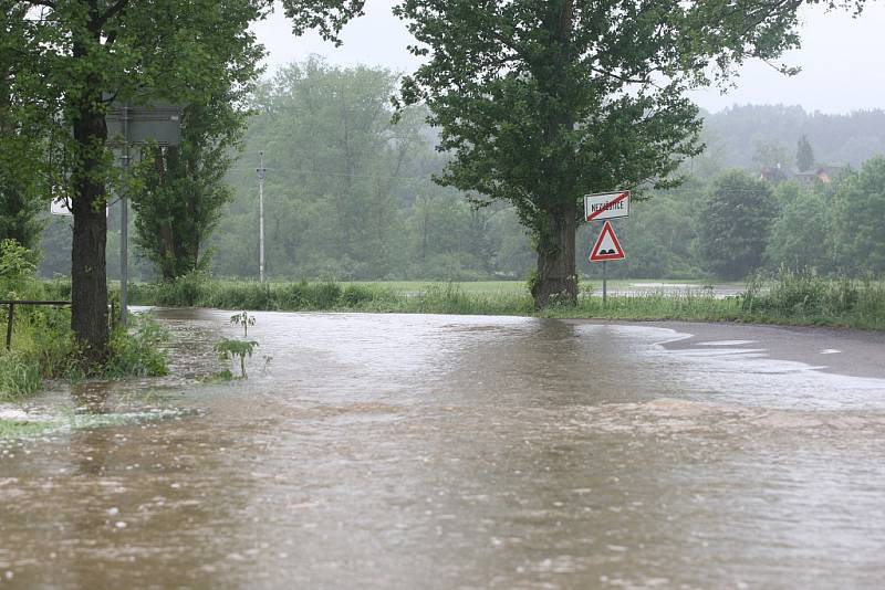 Povodně v Plzni - Žákava