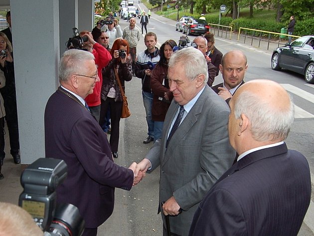 Miloš Zeman v Tachově