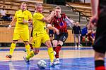 1. Futsal liga (17. kolo): SK Interobal Plzeň (na snímku futsalisté v červeno-černých dresech) - 1. FC Nejzbach Vysoké Mýto 27:0.