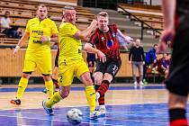 1. Futsal liga (17. kolo): SK Interobal Plzeň (na snímku futsalisté v červeno-černých dresech) - 1. FC Nejzbach Vysoké Mýto 27:0.