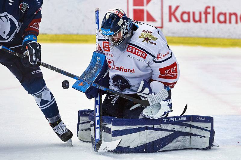 Z utkání 57. kola hokejové extraligy Škoda Plzeň - Rytíři Kladno