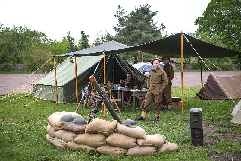 Tábor 16. obrněné divize US Army a Čs. samostatné obrněné brigády, RAF a WAAF