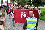 Plzní prošel průvod Pilsen Pride.