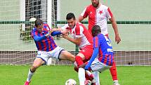 15. kolo FORTUNA ČFL: Slavia Karlovy Vary - FC Viktoria Plzeň B 1:0 (0:0).