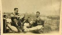 Henry de Linde a Sam Wilson - Plzeň  květen 1945