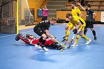 Pozemní hokejisté Litic (ve žlutém) při víkendovém EuroHockey Indoor Club Trophy Men 2024.