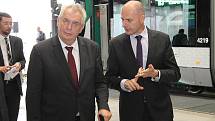 Prezident Miloš Zeman ve Škodě Transportation