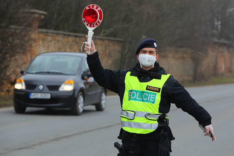 Policejní namátkové kontroly výjezd na Stříbro