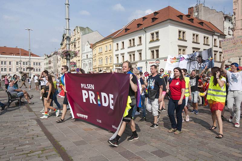 Pilsen Pride, duhový průvod.