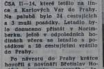 Článek v Pravdě o únosu letadla z 9. června 1970.